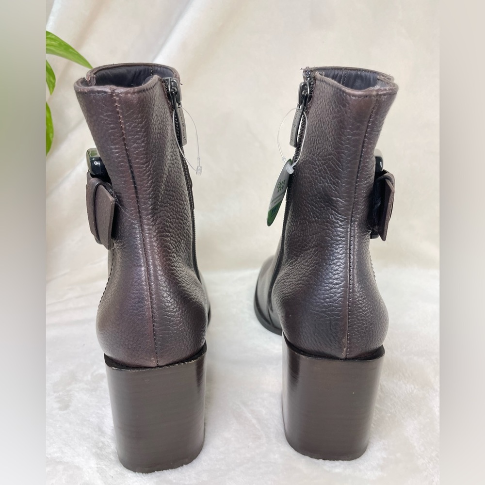 $500 Paul Green Nirvana Bootie Womens 6.5US Buckle Brown Leather NEW, (C‎ 332) - Picture 11 of 15